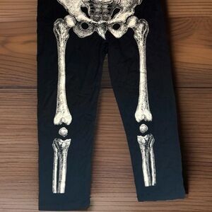 Women’s kreepsville 666  2XL  Skeleton Print Black Leggings like new